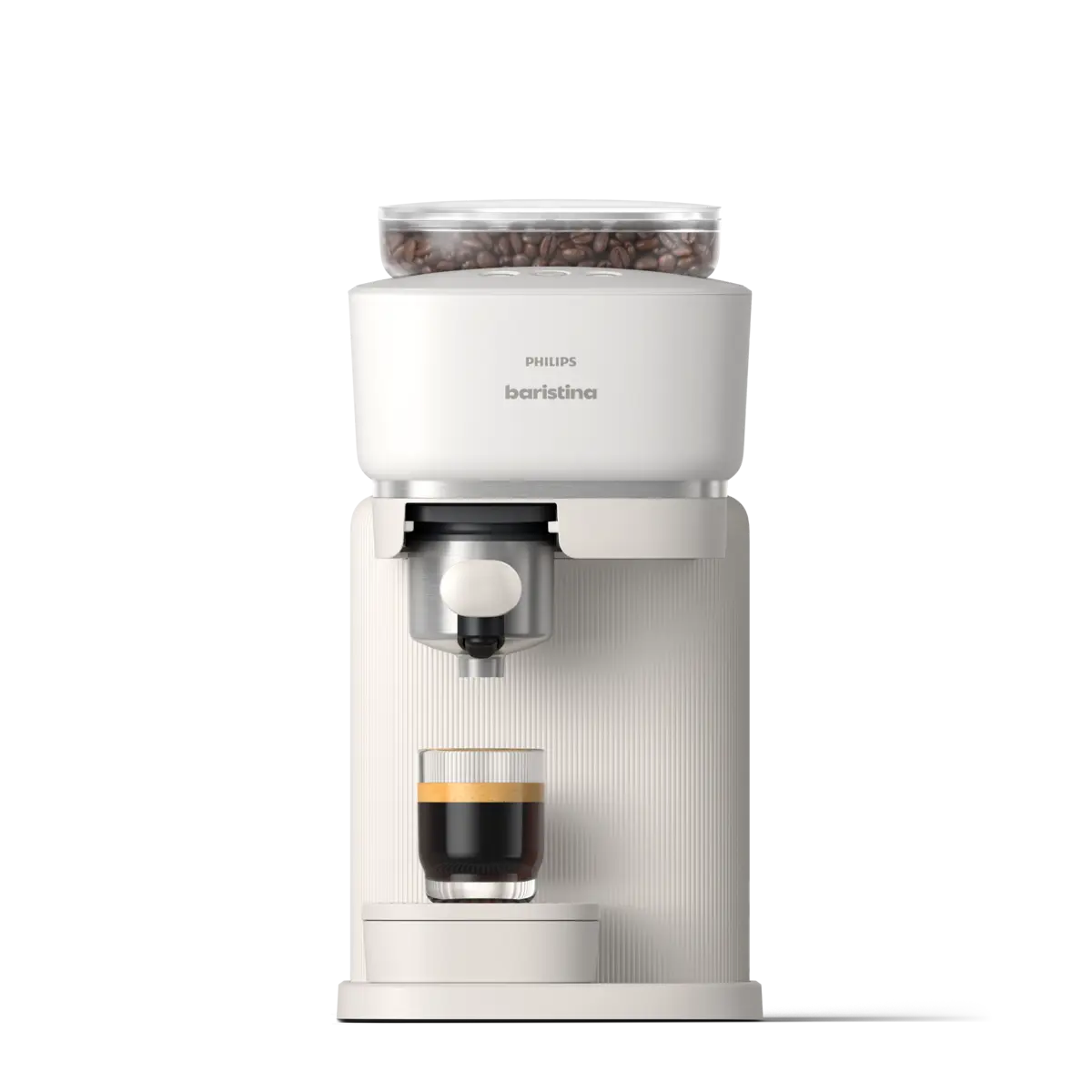 Baristina Espresso Machine - Milky White / Milky White Portafilter Baristina Espresso Machine - Milky White / Milky White Portafilter