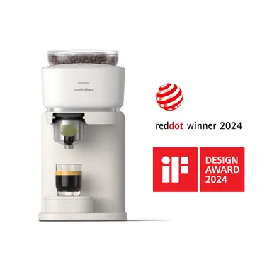 Baristina Espresso Machine - Milky White / Natural Green Portafilter Baristina Espresso Machine - Milky White / Natural Green Portafilter