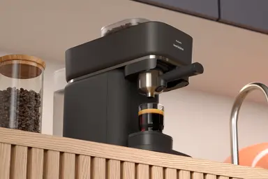 Baristina Espressoapparaat - Zwart / Melkwit Portafilter Baristina Espressoapparaat - Zwart / Melkwit Portafilter