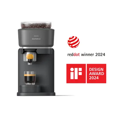 Baristina Espresso Machine - Black / Mango Yellow Portafilter Baristina Espresso Machine - Black / Mango Yellow Portafilter