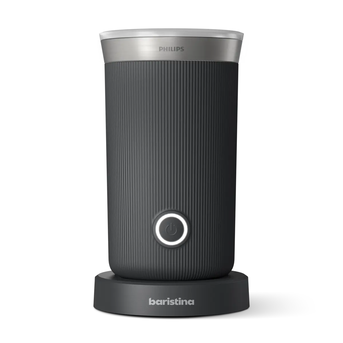 Baristina Milchaufschäumer - Schwarzgrau Baristina Milchaufschäumer - Schwarzgrau