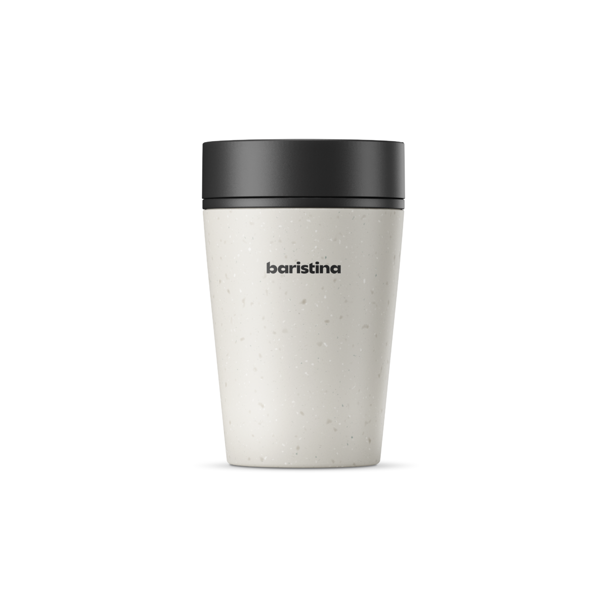 Tasse à café réutilisable 100% étanche Circular&Co - Blanc et gris foncé Tasse à café réutilisable 100% étanche Circular&Co - Blanc et gris foncé