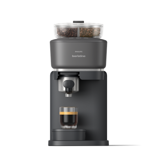 Philips Baristina with Bean Swap - Black / Black Portafilter Philips Baristina with Bean Swap - Black / Black Portafilter