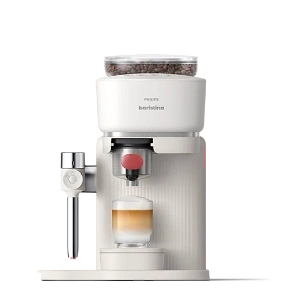 Philips Baristina Latte - Blanc Laiteux / Rouge Baie Porte-filtre Philips Baristina Latte - Blanc Laiteux / Rouge Baie Porte-filtre