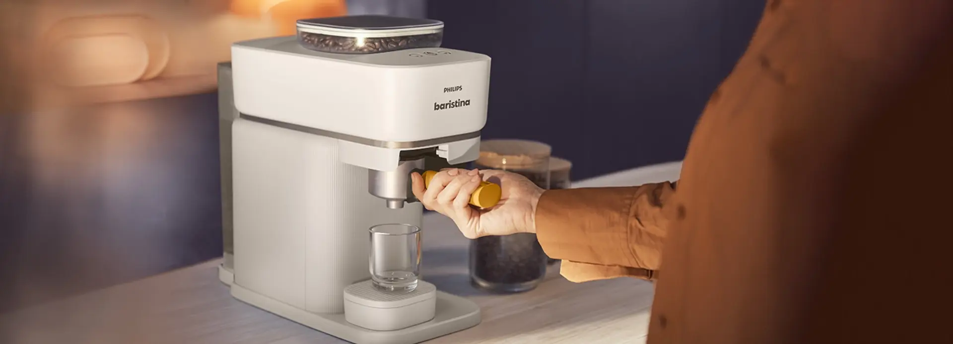 Just swipe to start brewing Just swipe to start brewing