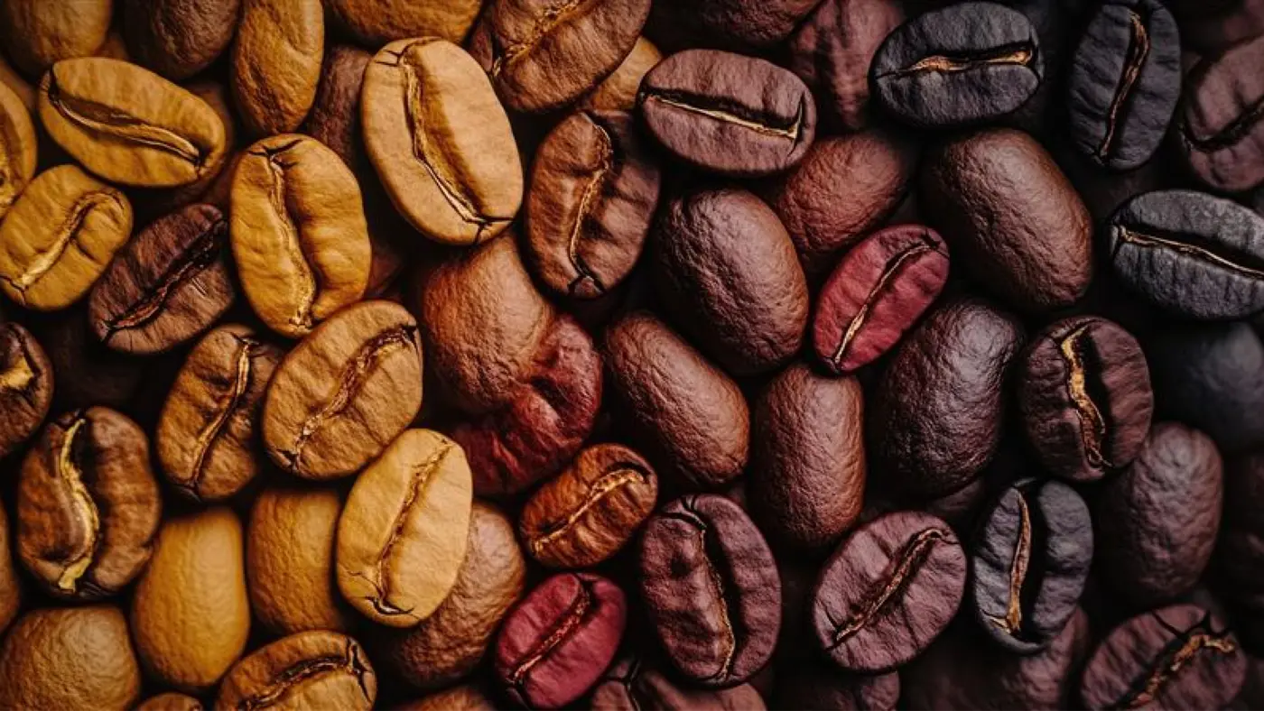 Grains de café torréfiés Grains de café torréfiés