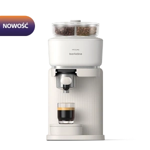 Philips Baristina with Bean Swap - Milky White / Milky White Portafilter Philips Baristina with Bean Swap - Milky White / Milky White Portafilter